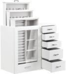 Troli Design fehér bőr ékszerdoboz B76