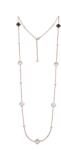 Oliver Weber Luxus hosszú nyaklánc cirkónium kövekkel Delight Freedom 12377RG