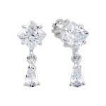 Soliter Brilio Silver Csillogó ezüst fülbevaló cirkónium kövekkel 436 001 00523 04