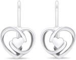 Brilio Silver Romantikus ezüst fülbevaló Szív EA443W