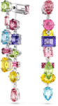 Swarovski Színes aszimmetrikus fülbevaló kristályokkal Gema 5656417