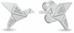 Brilio Silver Ezüst fülbevaló Origami madár cirkónium kövekkel EA1183W