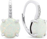 Brilio Silver Ezüst fülbevaló cirkónium kövekkel és szintetikus opálokkal EA378W