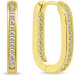 Brilio Silver Jellegzetes ezüst fülbevaló cirkónium kövekkel EA885Y