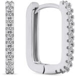 Brilio Silver Modern ezüst fülbevaló cirkónium kővel EA637W