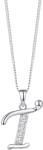 Preciosa Ezüst nyaklánc "T" betű 5380 00T (lánc, medál)