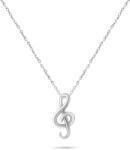 Brilio Silver Ezüst nyaklánc Violinkulcs NCL67W (lánc, medál)