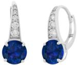 JVD Ezüst fülbevaló színtiszta és sötétkék cirkónium kövekkel SVLE0974XH2M100