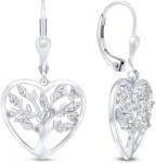 Brilio Silver Népszerű ezüst fülbevaló Életfa EA312W