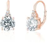 JVD Csillogó bronz fülbevaló átlátszó cirkónium kövekkel SVLE1119XH2RO00