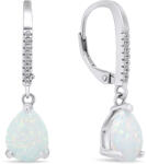 Brilio Silver Tisztességes ezüst fülbevaló szintetikus opálokkal EA652W