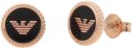 Emporio Armani Fényűző bronz fülbevaló logóval EGS2534221