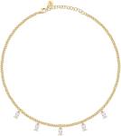 Morellato Elegáns aranyozott nyaklánc medálokkal Baguette SAVP01