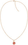 Tommy Hilfiger Stílusos bronz nyaklánc karneol ásvánnyal 2780763