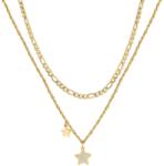 S'Agapõ S`Agap? Dupla aranyozott nyaklánc medállal Aurora SAR25