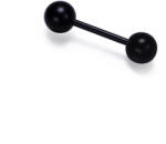 S'Agapõ Fekete piercing single fülbevaló Rogue SRG26 - 1 db