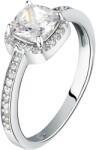 Morellato Csillogó ezüst gyűrű cirkónium kövekkel Tesori SAIW1150 56 mm