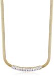 Brosway Szép aranyozott nyaklánc átlátszó cirkónium kövekkel Desideri BEIN017