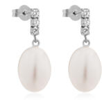 Brilio Bájos arany fülbevaló gyöngyökkel 14/957.821/3ZIR