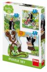 Dino Dino Mole on Meadow 3-5 Baby Puzzle Set NOU (DN325104) Puzzle