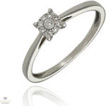 Újvilág Kollekció Fehér arany gyűrű 53-as méret - CR6782W12-53