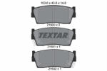 TEXTAR Set placute frana TEXTAR 2150001
