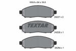 TEXTAR Set placute frana TEXTAR 2422704