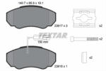 TEXTAR Set placute frana TEXTAR 2391701