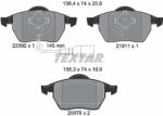 TEXTAR Set placute frana TEXTAR 2339201