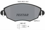 TEXTAR Set placute frana TEXTAR 2327904