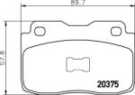 TEXTAR Set placute frana TEXTAR 2037501