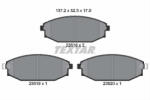 TEXTAR Set placute frana TEXTAR 2351801