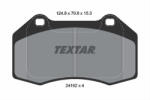 TEXTAR Set placute frana TEXTAR 2416201