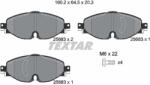 TEXTAR Set placute frana TEXTAR 2568303