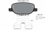 TEXTAR Set placute frana TEXTAR 2376002