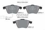 TEXTAR Set placute frana TEXTAR 2391301