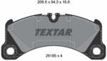 TEXTAR Set placute frana TEXTAR 2618501