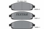 TEXTAR Set placute frana TEXTAR 2425001