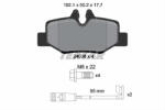 TEXTAR Set placute frana TEXTAR 2400801