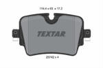 TEXTAR Set placute frana TEXTAR 2574201