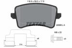 TEXTAR Set placute frana TEXTAR 2460601