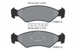 TEXTAR Set placute frana TEXTAR 2120203