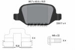 TEXTAR Set placute frana TEXTAR 2351703