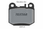 TEXTAR Set placute frana TEXTAR 2315702