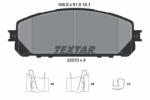 TEXTAR Set placute frana TEXTAR 2207001
