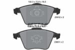 TEXTAR Set placute frana TEXTAR 2391201