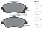 TEXTAR Set placute frana TEXTAR 2322501