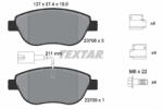 TEXTAR Set placute frana TEXTAR 2370802