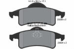 TEXTAR Set placute frana TEXTAR 2333901