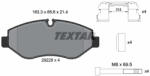 TEXTAR Set placute frana TEXTAR 2922901